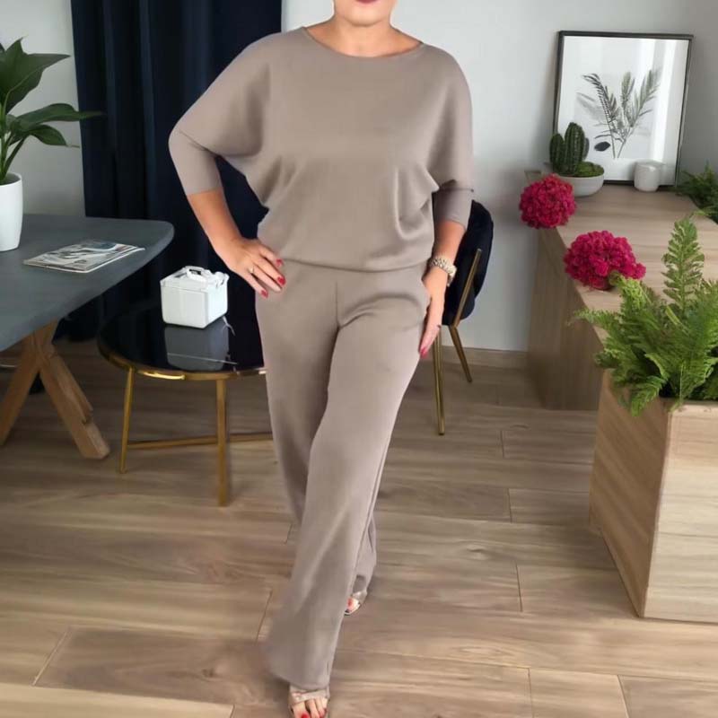 Coco - Elegante 3-delige set: lang vest, shirt en broek